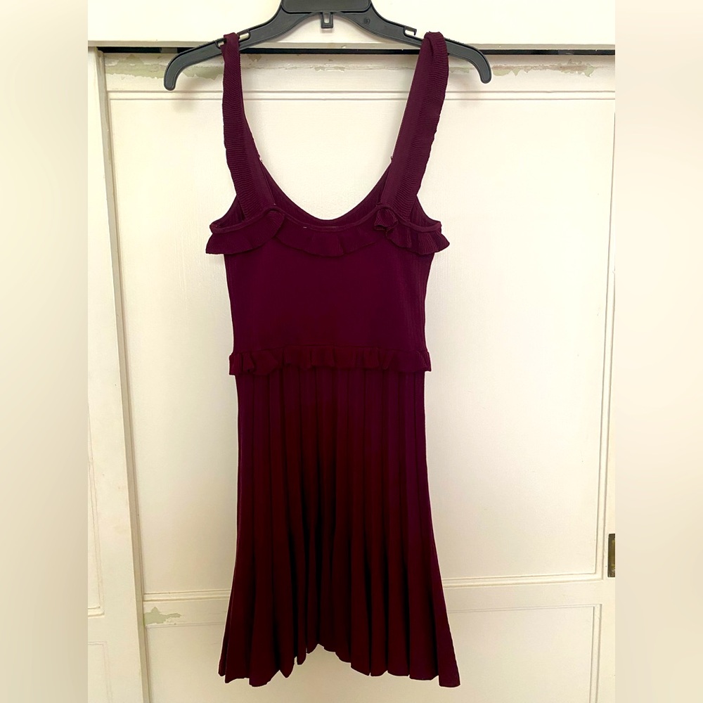 Burgundy Zara dress in size small - Picture 2 of 2